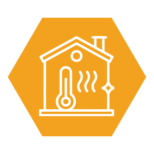 Haus Heizung Symbol